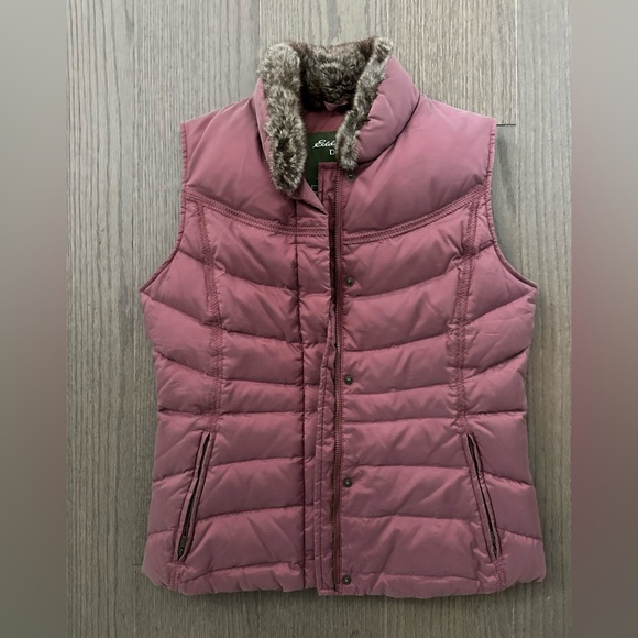 Women’s Eddie Bauer Quilted Down Vest - size small - Picture 3 of 4